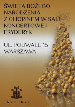 Święta Bożego Narodzenia z Chopinem w Sali Koncertowej Fryderyk