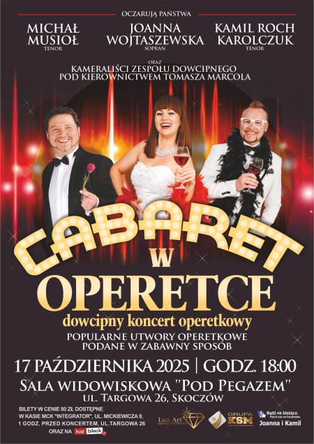 CABARET W OPERETCE dowcipny koncert operetkowy