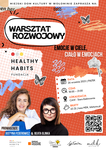 warsztat rozwojowy | "Emocje w ciele, ciało w emocjach"