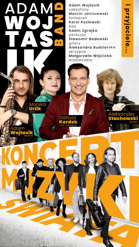 Koncert Muzyki Świata - Adam Wojtasik Band i Przyjaciele