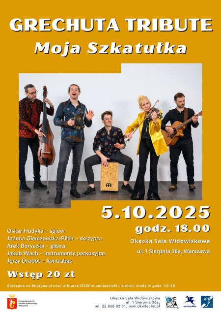 Moja Szkatułka – Grechuta Tribute