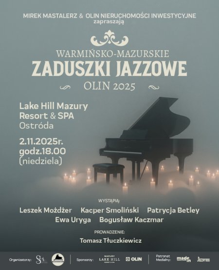 Warmińsko Mazurskie Zaduszki jazzowe Olin 2025