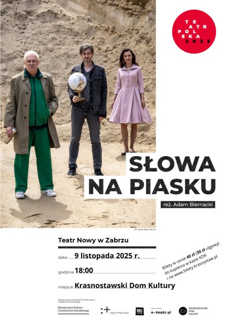 Spektakl "Słowa na piasku"