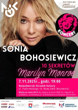 Koncert: Sonia Bohosiewicz - 10 sekretów Marilyn Monroe