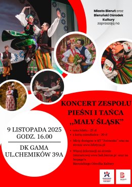 Koncert Zespołu Pieśni i Tańca Mały Śląsk z okazji Święta Niepodległości