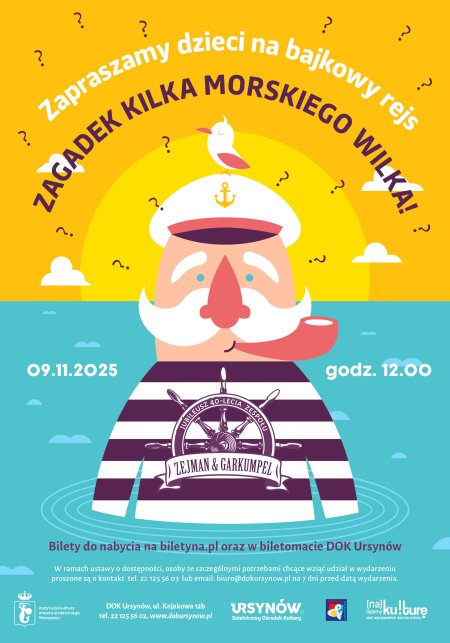 ,,Zagadek kilka morskiego wilka" Zejman & Garkumpel