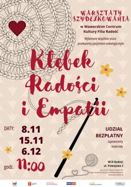 Warsztaty szydełkowania „Kłębek Radości i Empatii”