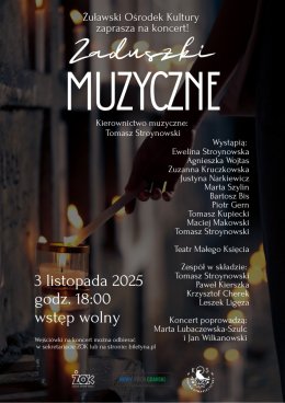 Koncert „Zaduszki Muzyczne”w Żuławskim Ośrodku Kultury