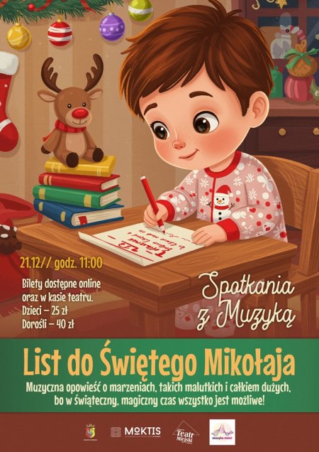 SPOTKANIA Z MUZYKĄ - LIST DO ŚWIĘTEGO MIKOŁAJA