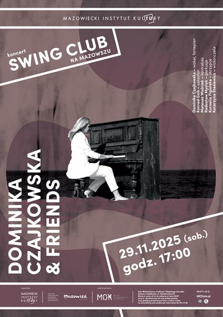 Swing Club na Mazowszu - koncert Dominika Czajkowska & Friends