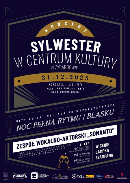 Centrum Kultury w Żyrardowie, Noc pełna rytmu i blasku, zespół wokalno-aktorski "Sonanto"