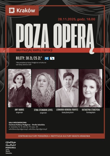Koncert „Poza operą: Siła muzyki, teatru i narracji”