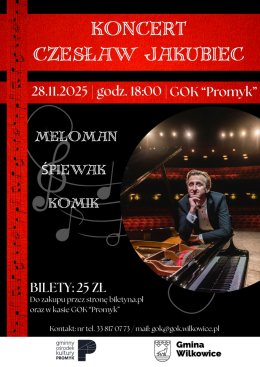 Koncert - Czesław Jakubiec - śpiewak, meloman, komik