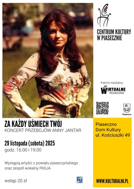 Za każdy uśmiech Twój - koncert przebojów Anny Jantar