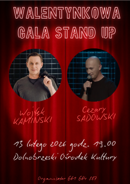 Walentynkowa Gala Stand Up: Wojtek Kamiński, Cezary Sadowski