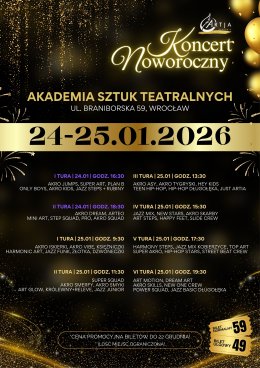 ARTIA Akademia Artystyczna - Koncert Noworoczny 2026 - Wrocław