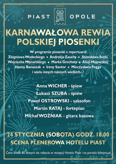 Karnawałowa rewia polskiej piosenki