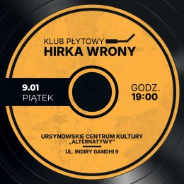 Klub Płytowy Hirka Wrony | spotkanie z muzyką w roli głównej