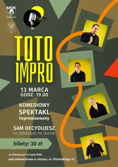 Komediowy spektakl muzyczny TOTO IMPRO
