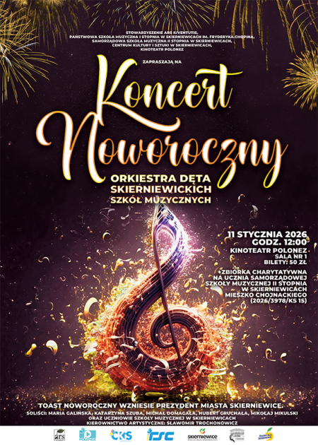 Koncert Noworoczny - Orkiestra Dęta Skierniewickich Szkół Muzycznych;