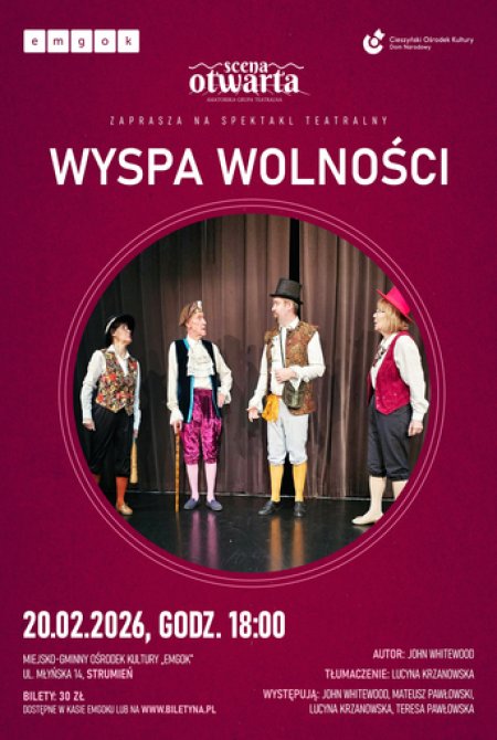 Spektakl WYSPA WOLNOŚCI Strumień