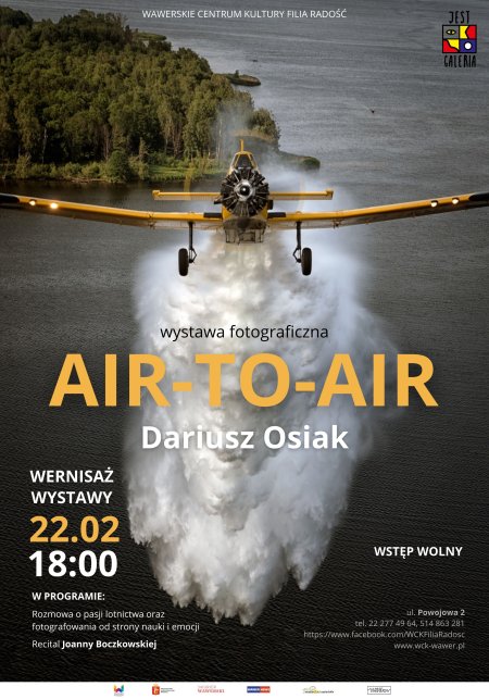 Wernisaż wystawy "Air-to-air" fotografia Dariusz Osiak