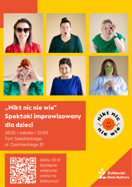 "Nikt nic nie wie" - spektakl improwizowany dla dzieci