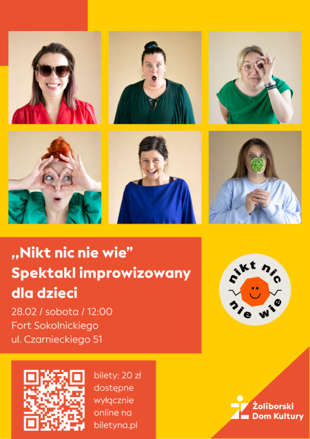 "Nikt nic nie wie" - spektakl improwizowany dla dzieci