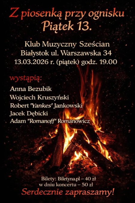 Z piosenką przy ognisku