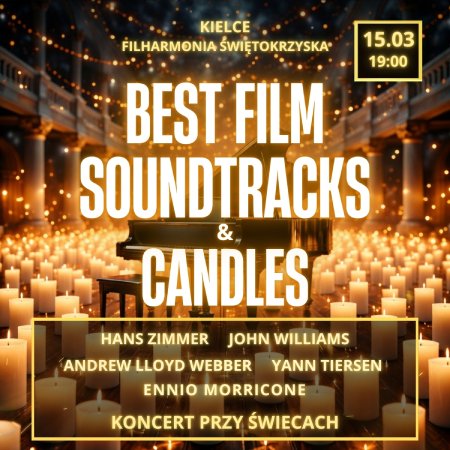 Piano Best Covers: Best Film Soundtracks & Candles