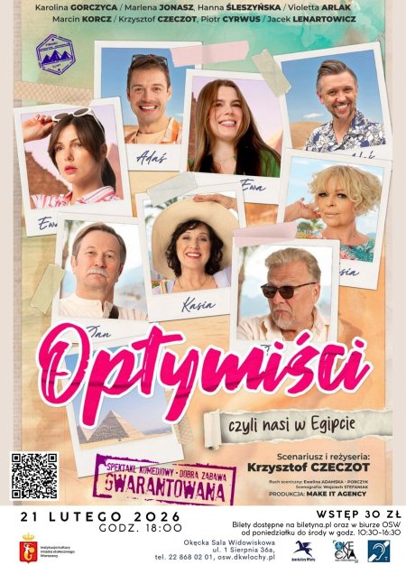 Optymiści, czyli nasi w Egipcie - spektakl komediowy
