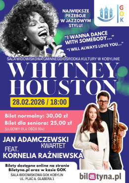 Whitney Houston in concert - Jan Adamczewski Kwartet i Kornelia Raźniewska
