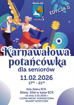 Karnawałowa Potańcówka dla Seniorów - edycja II
