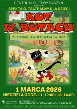 "Kot w butach" - Autorski Teatr Młodego Widza