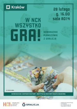 W NCK wszystko GRA! planszówki z Gralicją!