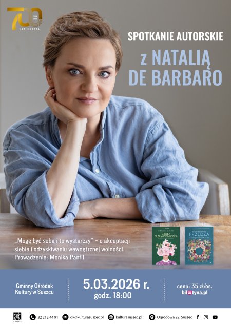 Spotkanie autorskie z Natalią de Barbaro. Kulturalne Rozmowy