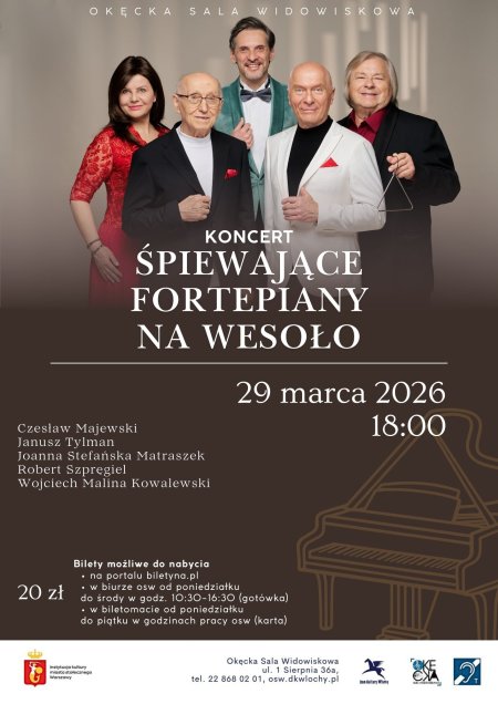 Śpiewające fortepiany na wesoło - koncert