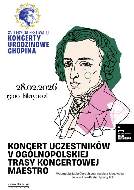 Koncert Uczestników V Ogólnopolskiej Trasy Koncertowej Maestro KONCERTY URODZINOWE CHOPINA