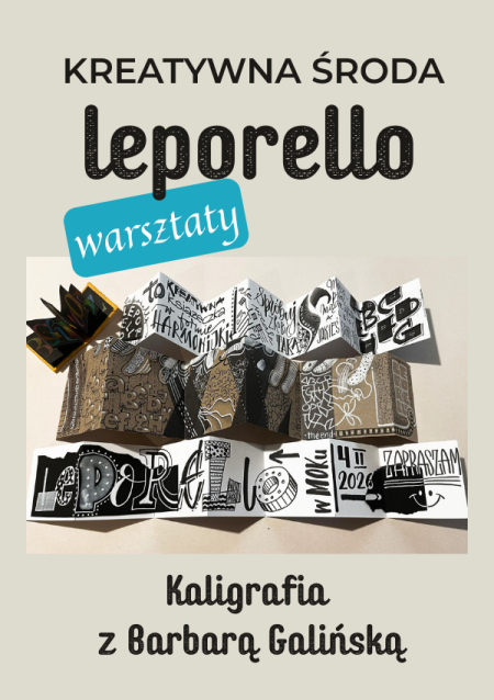 Kreatywna środa: Leporello - warsztaty z kaligrafii dla dorosłych