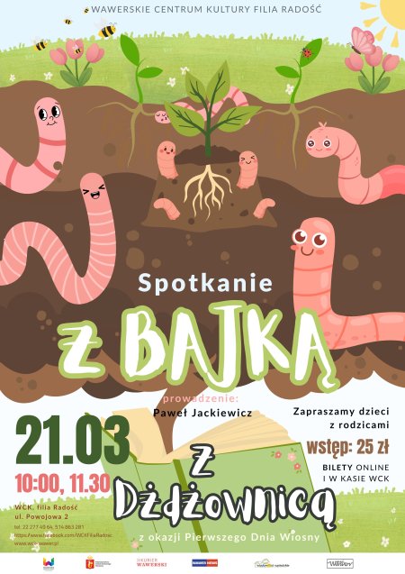 "Bajkowe spotkania z dżownicą z okazji pierwszego Dnia Wiosny”