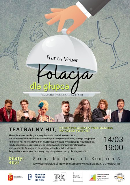 Spektakl „Kolacja dla głupca” Teatru Rozmyty Kontrast