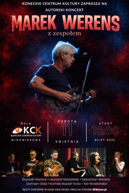 Marek Werens z zespołem