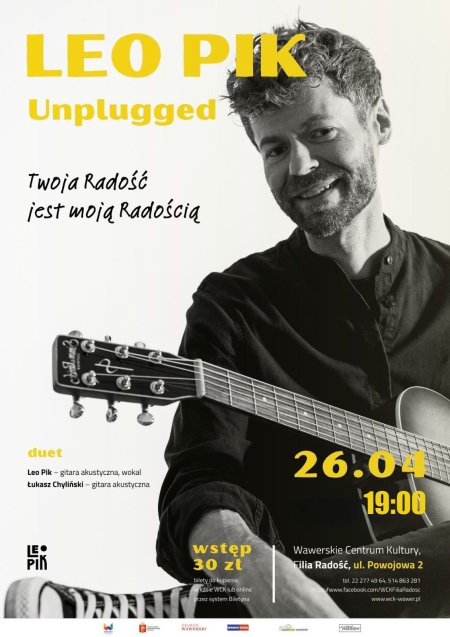 Leo Pik Unplugged „Twoja Radość jest moją Radością”