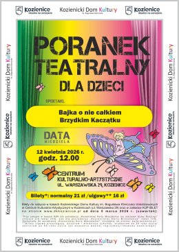 Bajka o nie całkiem Brzydkim Kaczątku - poranek teatralny