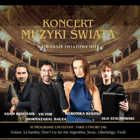 Koncert Muzyki Świata Adam Wojtasik Band i inni