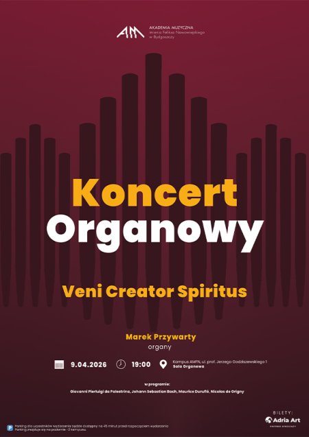 Koncert Organowy: Veni Creator Spiritus