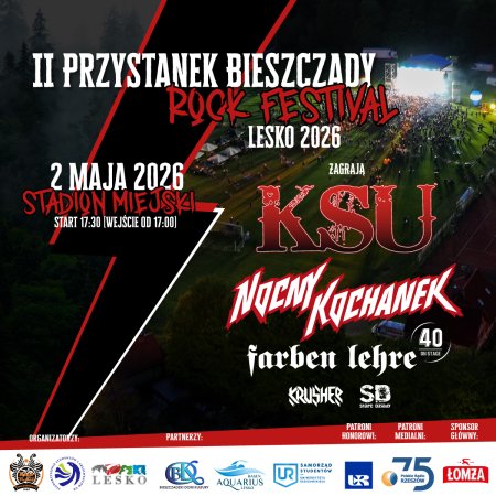 II Przystanek Bieszczady Rock Festiwal Lesko 2026