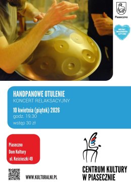 Handpanowe otulenie. Koncert relaksacyjny.