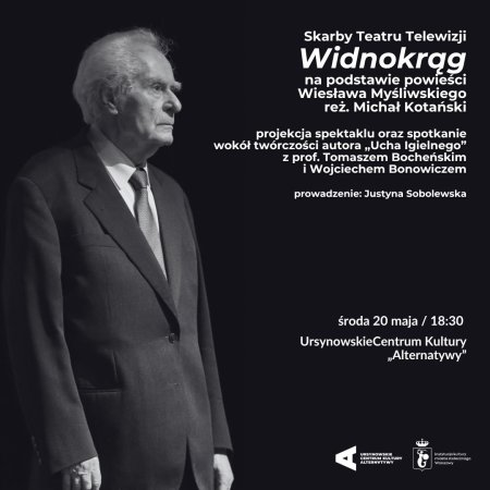 „Widnokrąg" na podstawie powieści Wiesława Myśliwskiego | reż. Michał Kotański | spotkanie oraz projekcja spektaklu
