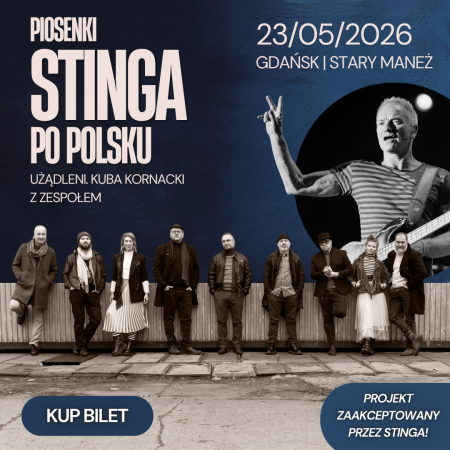 Piosenki Stinga po polsku. Zgoda samego STINGA! Kuba Kornacki z zespołem Użądleni. Jedyny taki projekt w Polsce!